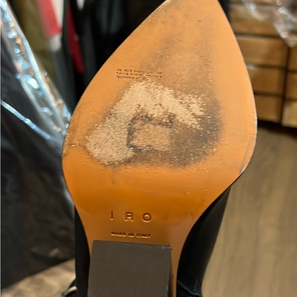 IRO Arez black boots EU 39 (French 39- NOT Italian 39!!), Size US 8 - Picture 9 of 9